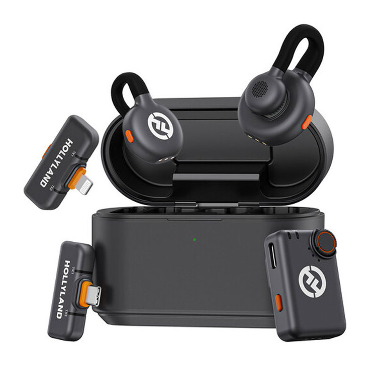 میکروفن بی سیم هالی لند مدل Lark M2S Ultimate Combo با درگاه اتصال USB-C و Lightning و TRS
