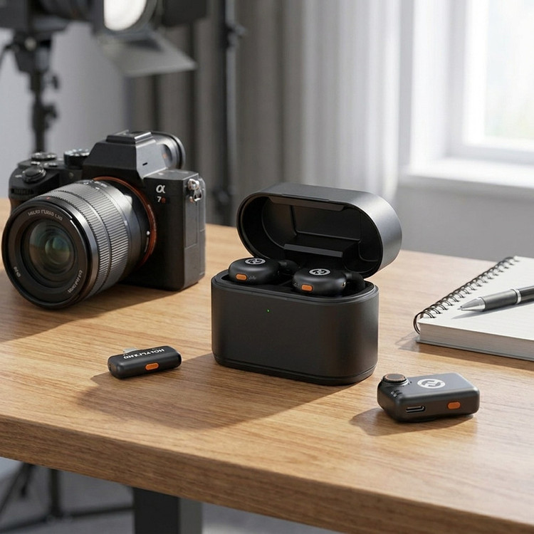 میکروفون بی سیم هالی لند مدل LARK M2S Mini Combo