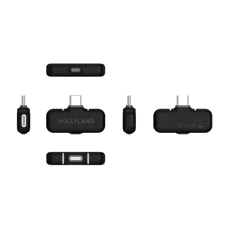 ست میکروفن بی سیم هالی لند مدل LARK MAX 2 Ultimate Combo با درگاه اتصال تایپ سی ، لایتنیگ ، جک 3.5