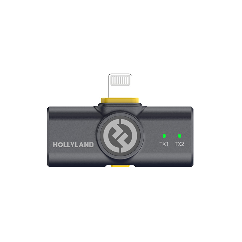 قطعه گیرنده Lightning میکروفون بی‌سیم Hollyland Lark M2