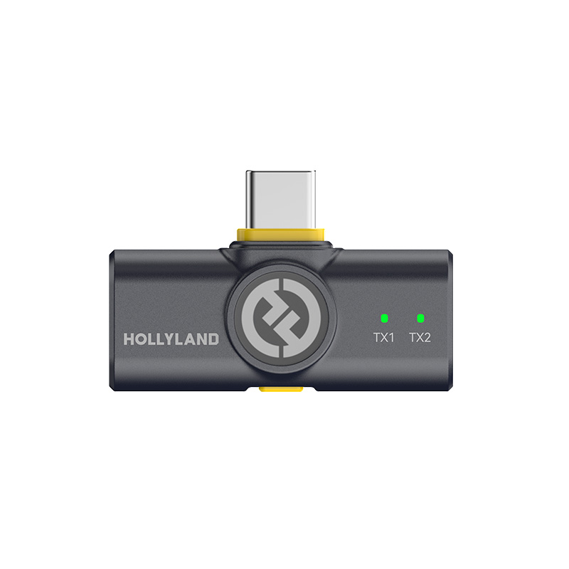 قطعه گیرنده USB-C میکروفون بی‌سیم Hollyland Lark M2