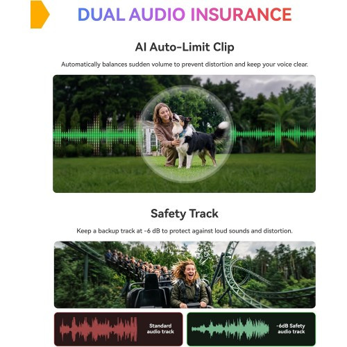 میکروفن بی سیم هالی لند مدل Hollyland LARK A2 solo با درگاه اتصال USB-C