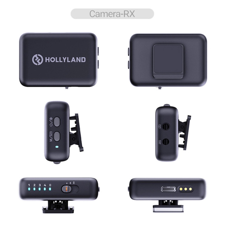 میکروفن یقه ای هالی لند مدل (2TX & 2RX) Hollyland LARK M3 COMBO